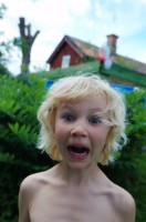 Norberg bad i poolen